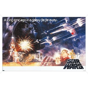Trends International Star Wars: A New Hope - Horizontal One Sheet Framed Wall Poster Prints - 1 of 4