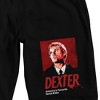 Dexter America's Favorite Serial Killer Men's Black Lounge Shorts - 2 of 4