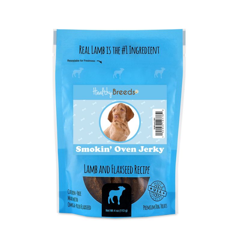 Healthy Breeds Smokin' Oven Lamb and Flaxseed Recipe Jerky Dog Treats 4 oz, 1 of 2