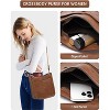 3PCS Crossbody Bags Set Large Leather Purse Shoulder Handbags with Wallet Adjustable Straps - 2 of 4