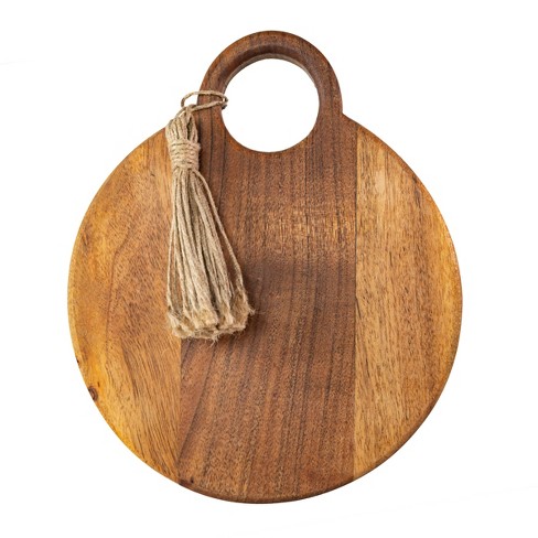 Wooden Chopping Board with Round Handle - Essential Traditions by Kayal