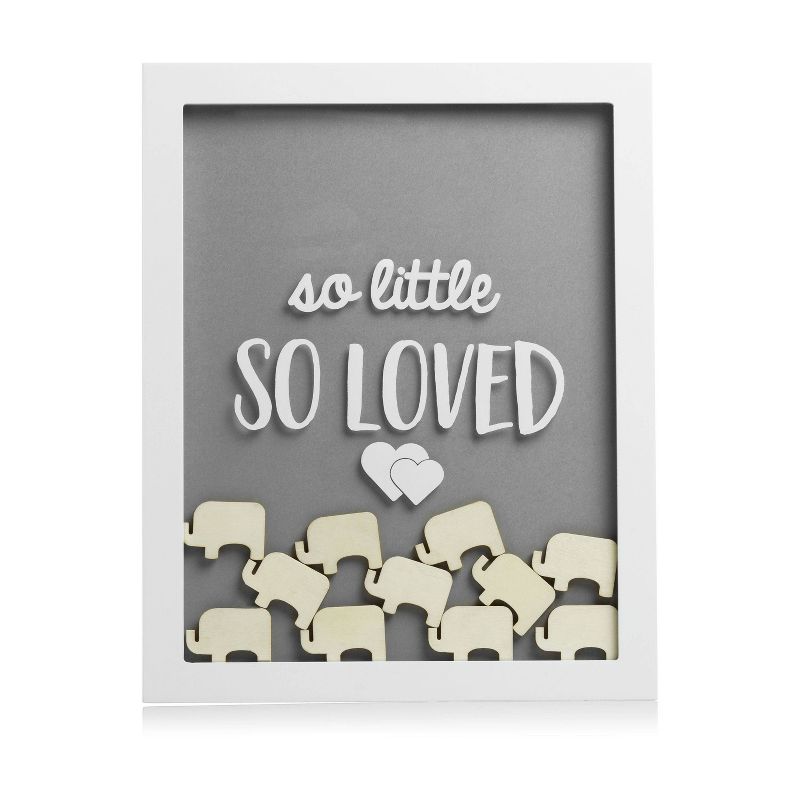 Pearhead Little Wishes Signature Guestbook Photo Frame - Gray/White, 3 of 11