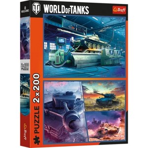Trefl World of Tanks Armoured Mission 2x200 Piece Puzzle - 1 of 4