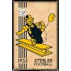 Trends International NFL Pittsburgh Steelers - Retro Logo 14 Unframed Wall Poster Prints - 4 of 4