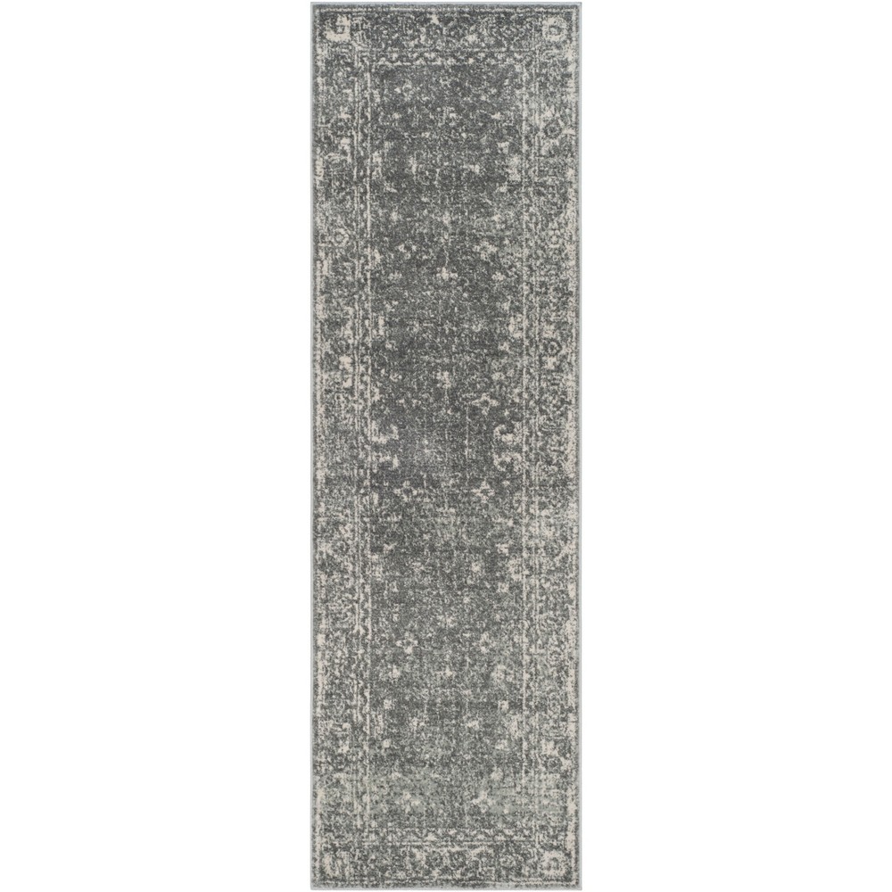 2'2inx13' Asteria Evoke Rug Gray/Ivory - Safavieh