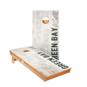 Skip's Garage | Green Bay Vintage Gameday Cornhole Boards - ACA Star Series - 1 of 3