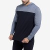 XRAY Mens Long sleeve Colorblock Hooded T-Shirt - 4 of 4