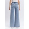 Women's High Rise Side Slit Drawstring Jeans - LOVERVET - 2 of 4