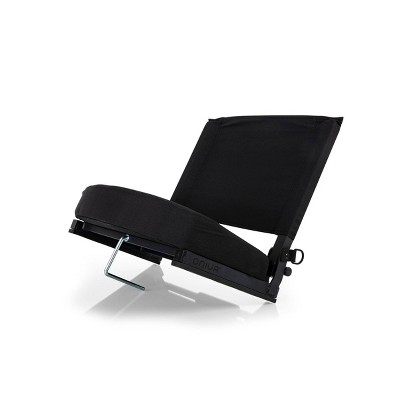 NFL Jacksonville Jaguars Black Waterproof Polyester Stadium Seat with Back Support