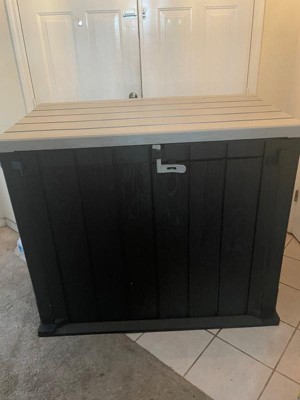 Toomax Stora Way All Weather Outdoor Horizontal Storage Shed Cabinet ...