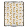 Dom Perignon Cotton Throw– 50x60 inch Tapestry Design by Manual Woodworkers and Weavers - 3 of 3