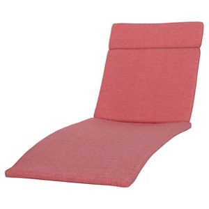 Salem Set of 2 Chaise Lounge Cushions - Red - Christopher Knight Home