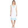Casual Nights Women's Fancy Lace Floral/Embroidered Sleeveless Nightgown - 2 of 4