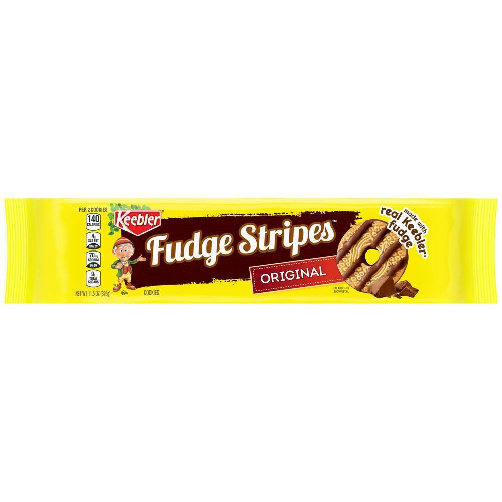 GTIN 030100033196 product image for Keebler Fudge Shoppe Fudge Stripes Cookies - 11.5oz | upcitemdb.com