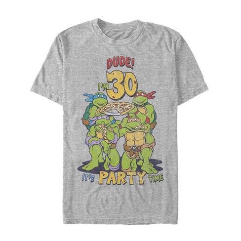 printful2 Teenage Mutant Ninja Turtles Mikey Adult Short Sleeve T-Shirt White / XXL
