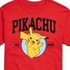Men's - Pokémon - Pikachu Collegiate Short Sleeve Graphic T-Shirt - 2 of 4