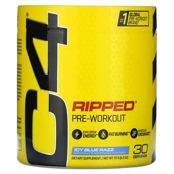 Cellucor C4 Ripped, Pre-Workout, Icy Blue Razz, 6.2 oz (177 g)