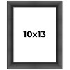 PosterPalooza | Photo Size Refined Black Picture Frame - UV Acrylic, Foam Board Backing, Hanging Hardware - 2 of 4