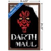 Trends International Star Wars: The Phantom Menace - Darth Maul Charcoal Framed Wall Poster Prints - 3 of 4