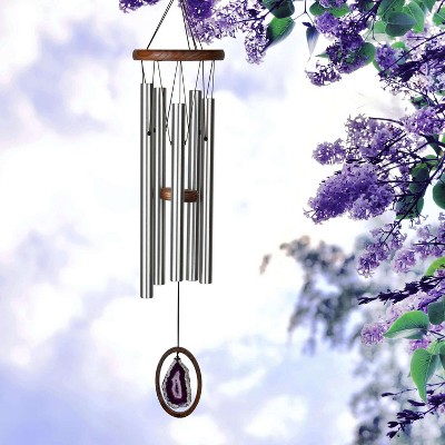 Woodstock Wind Chimes Signature Collection  Woodstock Agate Chime  25'' Wind Chime