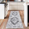 Machine Washable Vintage Area Rugs with Non Slip Rugs - 2 of 4