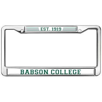 Babson College Full Size Standard License Plate Metal Frame