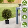 Cesicia Artificial plants decoration in pot, Ball Topiary Tree for indoor outdoor, 2pcs - 4 of 4
