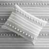 Gracie Mills Dorian Contemporary Striped Clipped Jacquard Comforter Set - 2 of 4
