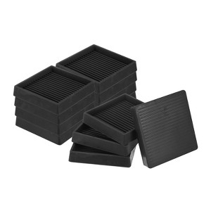 Unique Bargains Square Rubber Anti Slide Furniture Coasters Cups for Sofa Chair - 1 of 4
