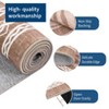 Modern Bordered Print Rug for Bedroom Machine Washable Area Rug Non-Slip Backing Rugs Low Pile Carpet for Dining Room - 4 of 4