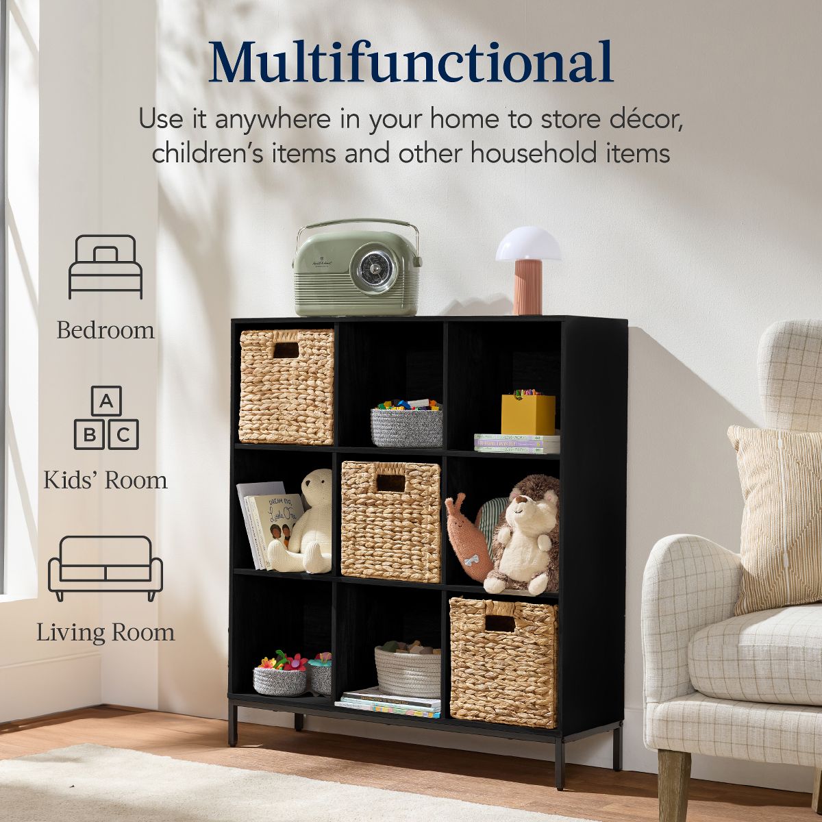 Best Choice Products Cube Bookshelf w/ Removable Back Panels - thumbnail 4