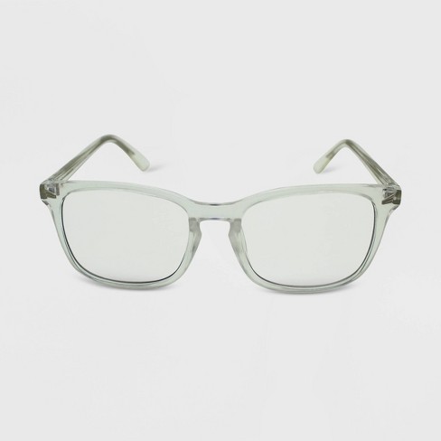 Clear blue on sale light glasses