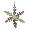 Melrose Wood Snowflake Ornament (Set of 6) - 3 of 3
