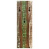 Aghana Digitals Rustic Wall-Mounted Coat Rack: 3-Hook Solid Reclaimed Wood & Powder-Coated Steel - 3 of 4