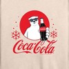Women's - Coca-Cola - Polar Bear Circle With Snowflakes Lightweight French Terry Slouchy - 2 of 4