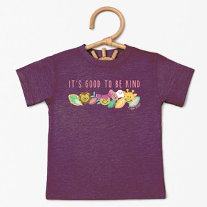 The Juniper Shop Mini Smiley It's Good To Be Kind Aria Toddler Short Sleeve Tee - 1 of 4