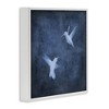 Stupell Industries Abstract Blue Hummingbirds Silhouettes Black Framed Giclee Art - 3 of 4