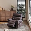 Electric Rocking Recliner Chair with Vibration and Heating, Swivel Massage Chair - 2 of 4