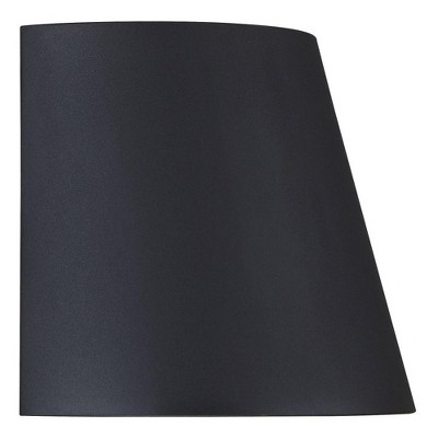 Black Aluminum Cone LED Outdoor Wall Sconce