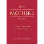 Piccadilly 204pg Guided Journal 8.5"x6" Your Mother's Story Red