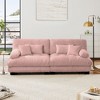 NicBex Couches for Living Room 2-Seater Sofa Cloud Couch Comfort Chenille Upholstered Sofa 2 Lumbar Pillows and 2 Throw Pillows for Bedroom - 4 of 4