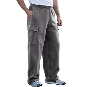 KingSize Explorer Plush Fleece Cargo Pants - 1 of 4