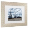 Trademark Fine Art - Leif Londal West Coast Fishing Boats Matted Framed Art - 3 of 4