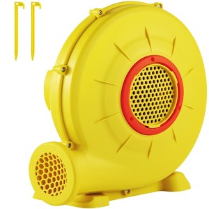 VEVOR Air Blower, 450W 0.6HP Inflatable Blower, Portable and Powerful Bounce House Blower, 1750Pa Air Blower Pump Fan,Tested to UL Standards,Yellow - 1 of 4