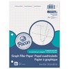 Pacon® Graphing Paper, White, 3-Hole Punched, 1/4" Quadrille Ruled, 8" x 10-1/2", 80 Sheets Per Pack, 6 Packs - 2 of 4