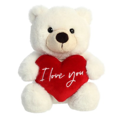 White valentines sale bear