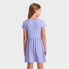 Girls' Short Sleeve Knit Dress - Cat & Jack™ - 2 of 3