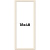 PosterPalooza | 18x48 Wide Barnwood Picture Frame, UV Acrylic, 6 Finishes - Grey, Brown, White, and Black - 2 of 4
