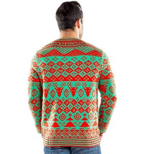 Tipsy Elves Men's Bottle Opener Sweater - Holiday Festive Sweater - 1 of 4