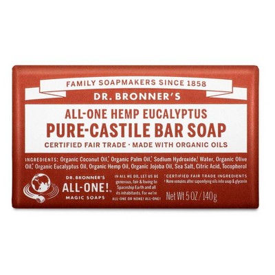 Dr. Bronner's Eucaluptus Bar Soap - 5oz